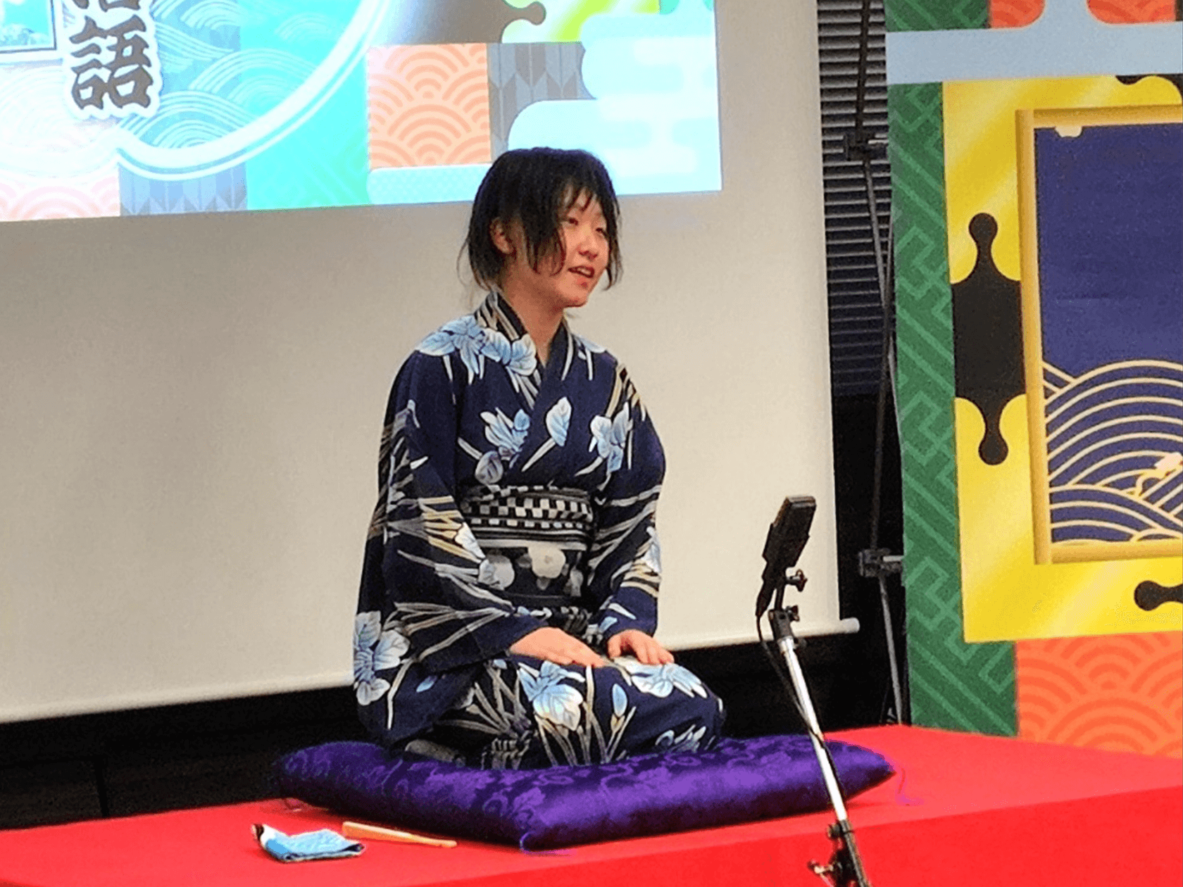 海落語披露の様子